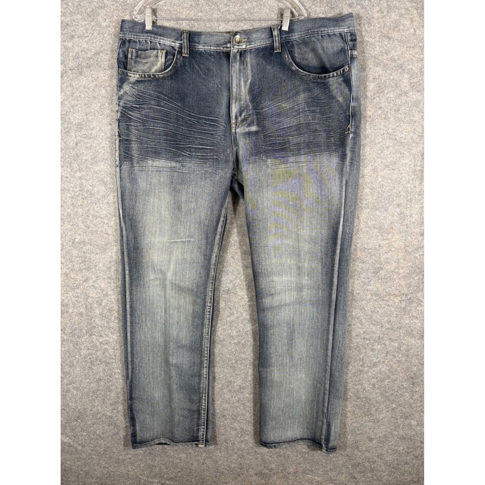 Halifax Men's Jeans 46W 32L Denim Blue Relaxed Fit‎ Casual